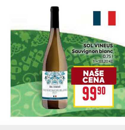 SOL VINEUS Sauvignon blanc 0,75l