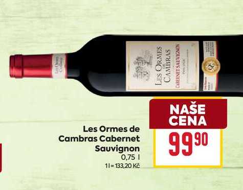 Les Ormes de Cambras Cabernet Sauvignon 0,75l
