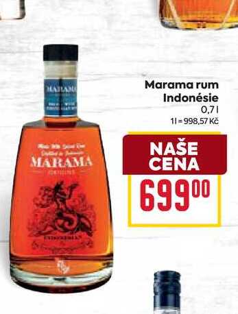 Marama rum Indonésie 0,7l