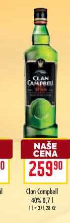Clan Campbell 40% 0,7l