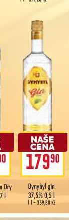 Dynybyl gin 37,5% 0,5l