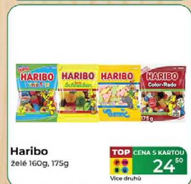 Haribo želė 160g, 175g  