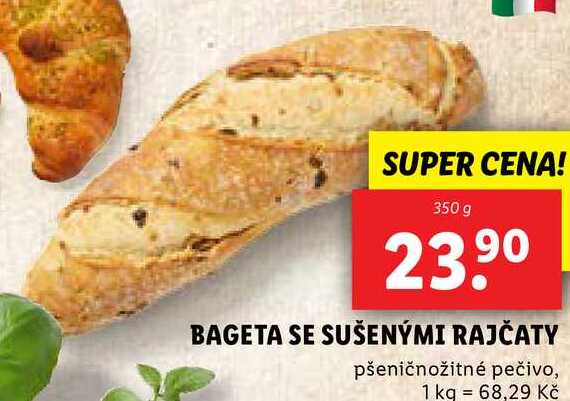 BAGETA SE SUŠENÝMI RAJČATY, 350 g