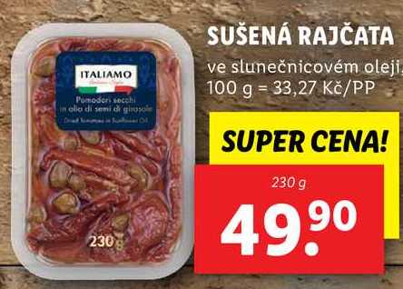SUŠENÁ RAJČATA, 230 g