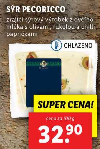SÝR PECORICCO, cena za 100 g