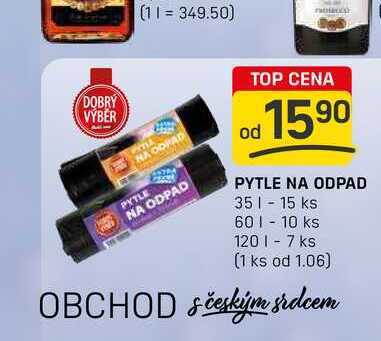 PYTLE NA ODPAD 351-15 ks
