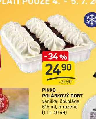 POLÁRKOVÝ DORT vanilka, čokoláda 615 ml