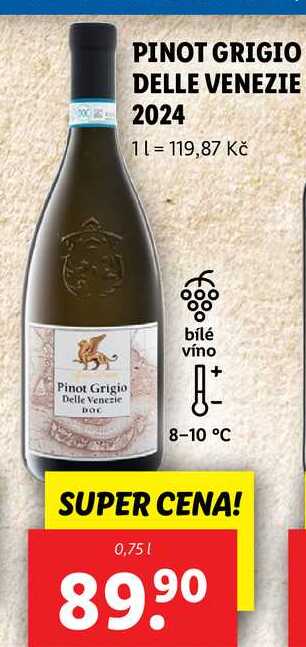 PINOT GRIGIO DELLE VENEZIE 2024, 0,75 l