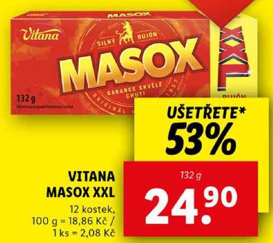 VITANA MASOX XXL, 132 g