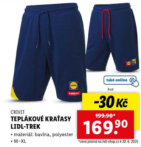TEPLÁKOVÉ KRAŤASY LIDL-TREK 