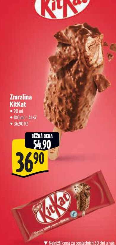 Zmrzlina KitKat, 90 ml 