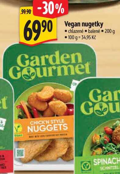 Vegan nugetky, 200 g