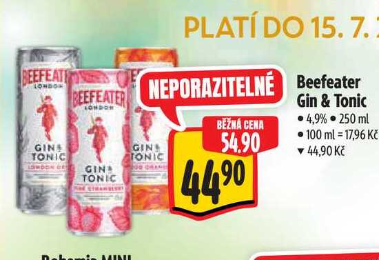  Beefeater Gin & Tonic  250 ml