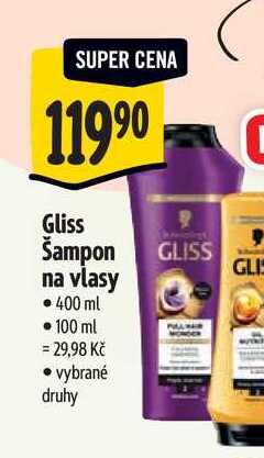   Gliss Šampon na vlasy  400 ml  