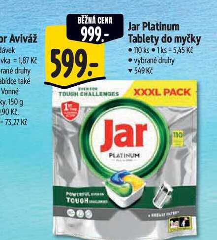   Jar Platinum 110 ks