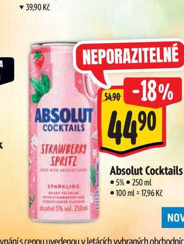   Absolut Cocktails 250 ml