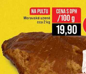 Moravské uzené cca 2 kg 100 g