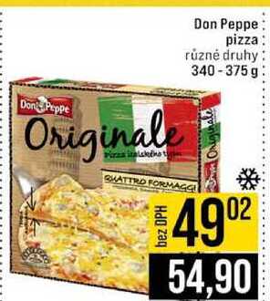 Don Peppe pizza různé druhy 340-375 g