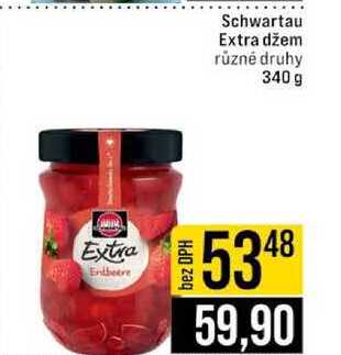 Schwartau Extra džem různé druhy 340 g