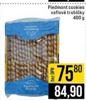 Piedmont cookies vaflové trubičky 400 g 