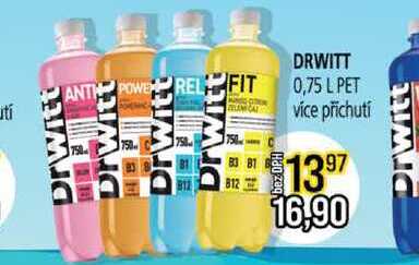 DRWITT 0,75l více příchutí