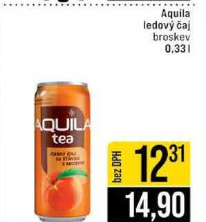 Aquila ledový čaj broskev 0,33l