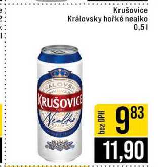 Krušovice Královsky hořké nealko 0,5l