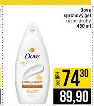Dove sprchový gel různé druhy 450 ml 