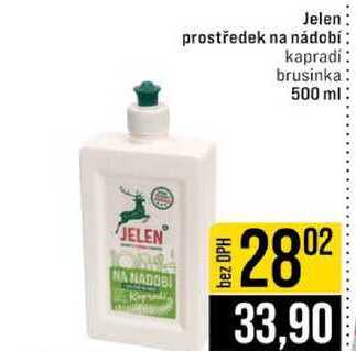Jelen prostředek na nádobí kapradi brusinka 500 ml 