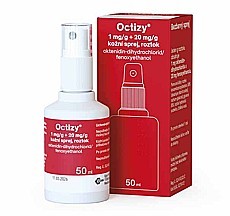 Octizy 1 mg/g + 20 mg/g kožní sprej, roztok 50 ml