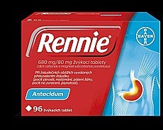 Rennie® 96 žvýkacích tablet