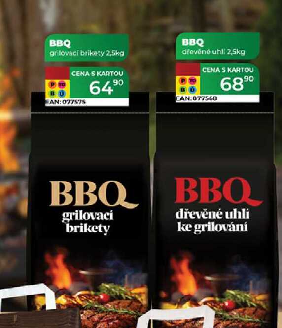 BBQ grilovací brikety 2,5kg 