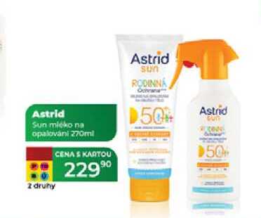 Astrid Sun mieko na opalování 270ml   