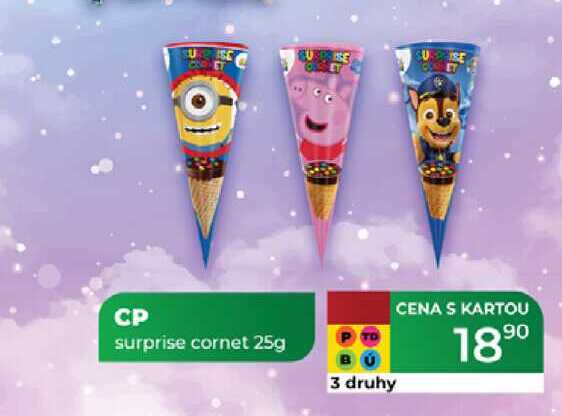 CP surprise cornet 25g  