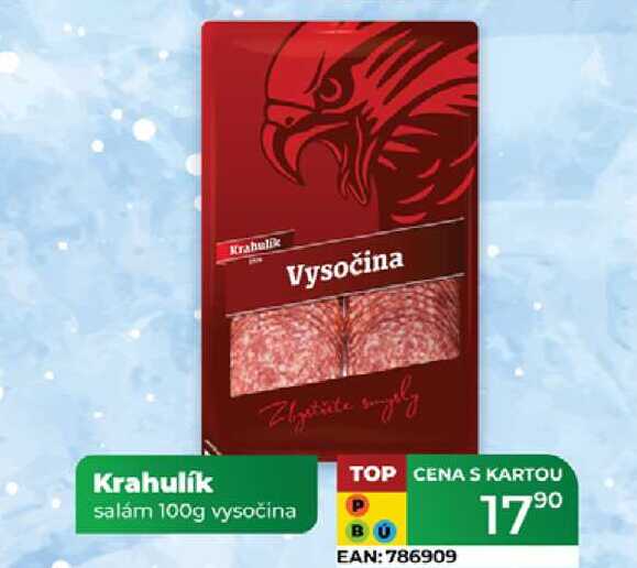 Krahulík salám 100g vysočina 