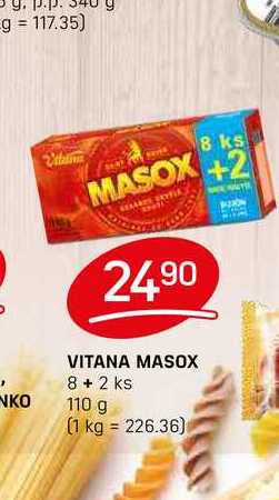 VITANA MASOX 8 + 2 ks 110 g 