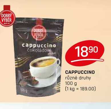 CAPPUCCINO různé druhy 100g