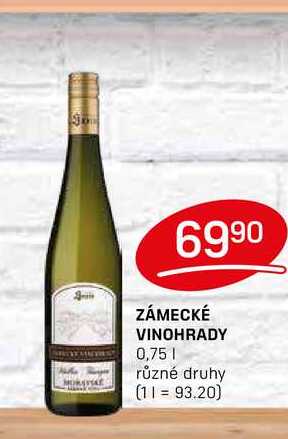 ZÁMECKÉ VINOHRADY 0,75l
