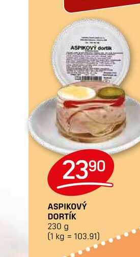ASPIKOVÝ DORTÍK 230 g 