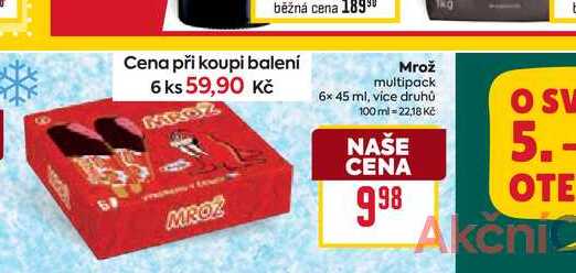 Mrož multipack 6x 45 ml