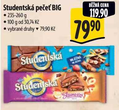 Studentská pečeť BIG, 235-260 g 