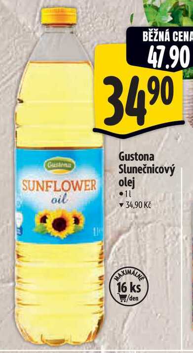 Gustona Slunečnicový olej, 1 l