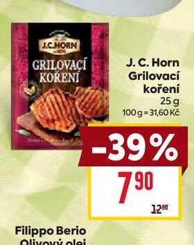 J. C. Horn Grilovací koření 25 g 