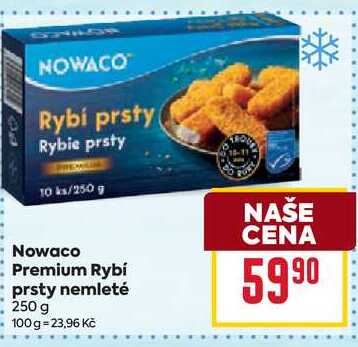 Nowaco Premium Rybí prsty nemleté 250 g 