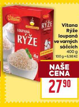 Vitana Rýže loupaná ve varných sáčcích 400 g