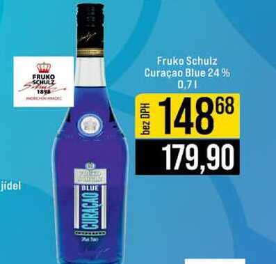 Fruko Schulz Curaçao Blue 24% 0,7l