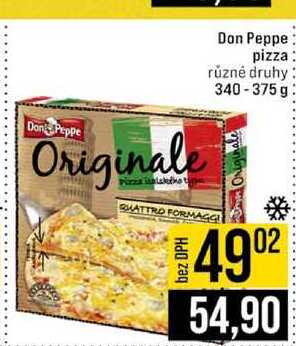 Don Peppe pizza různé druhy 340-375g