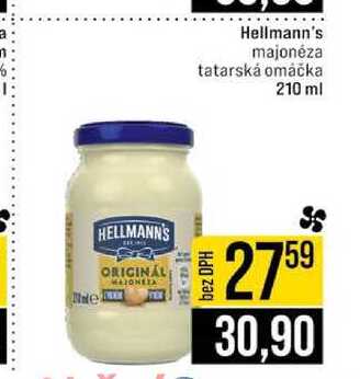 Hellmann's majonéza tatarská omáčka 210 ml 