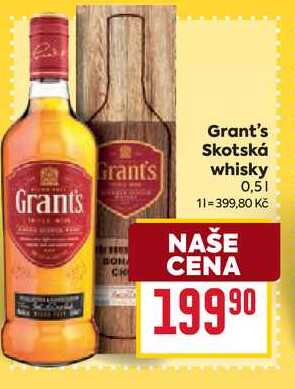 Grant's Skotská whisky 0,5l