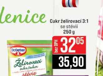 Cukr želírovací 3:1 se stévii 250 g 